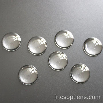 12 mm de diamètre. Lentille plan-convexe sans revêtement